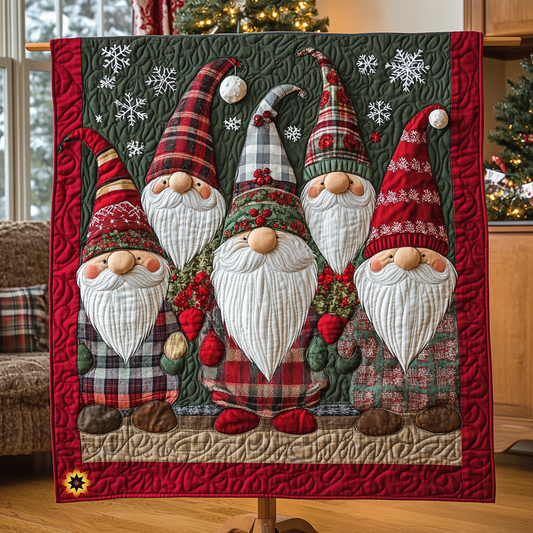 Gnome Christmas YR1212012CL Quilt