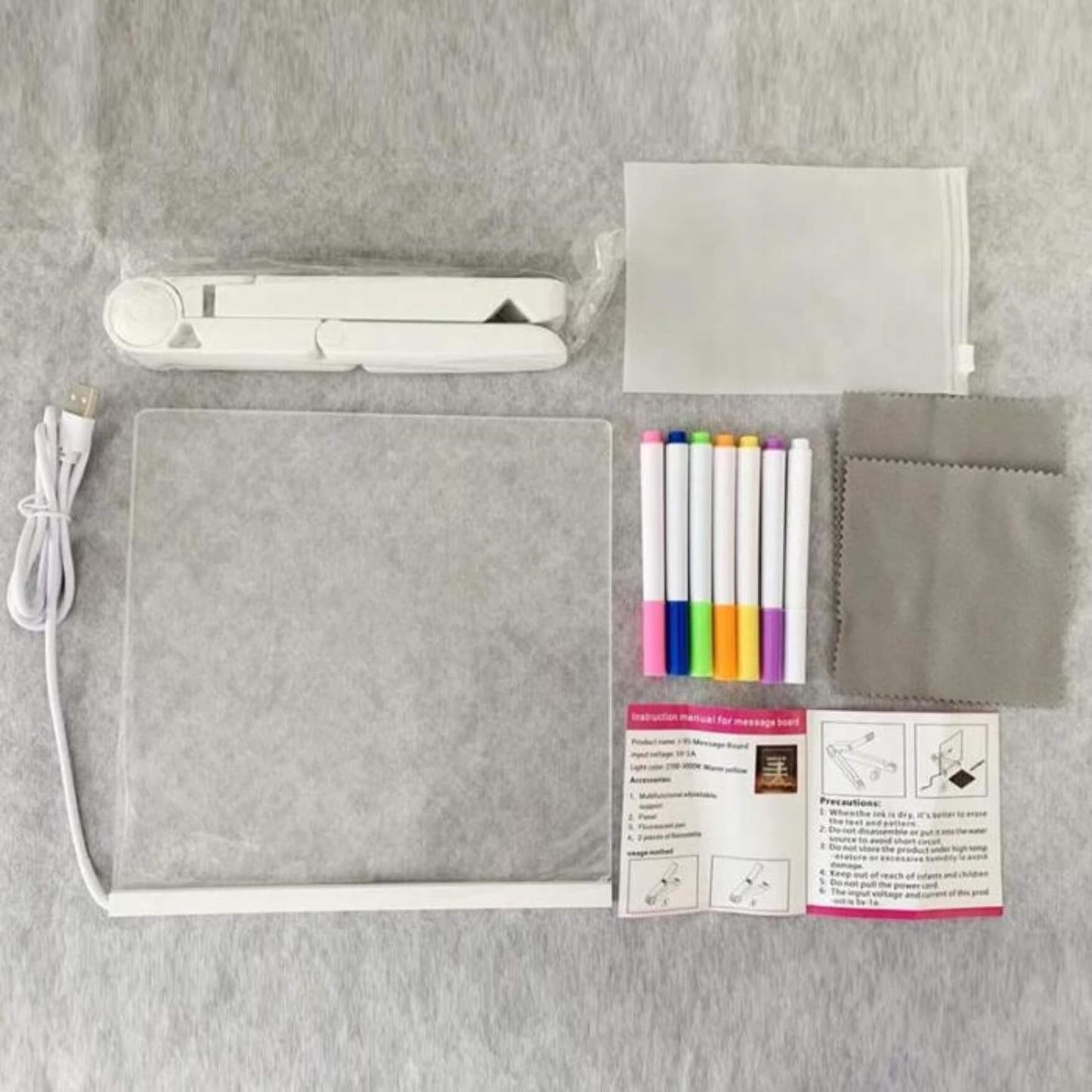 LED Fridysee Note Board with Colors🎨