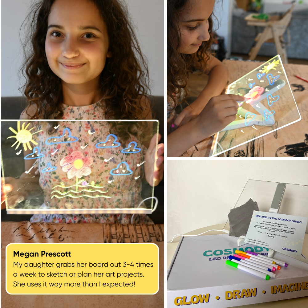LED Fridysee Note Board with Colors🎨