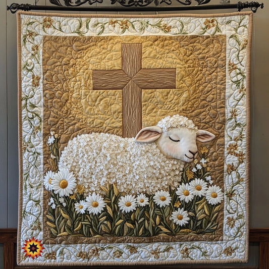 Lamb And The Cross WU0912025CL Quilt