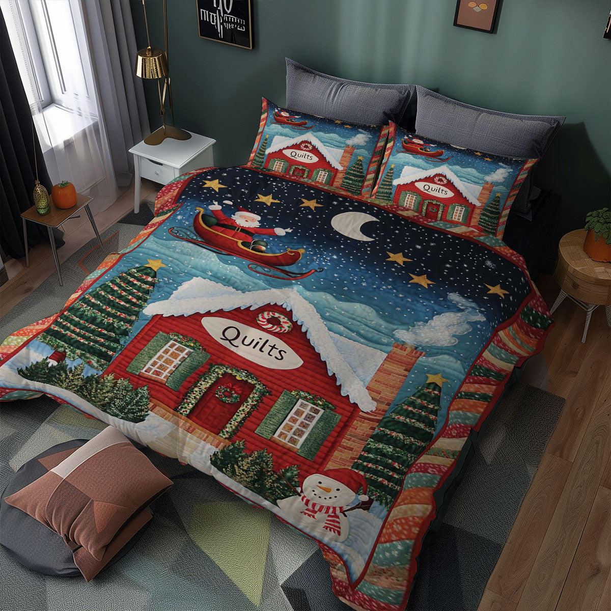 Christmas House WJ0808038CL Duvet Cover Set