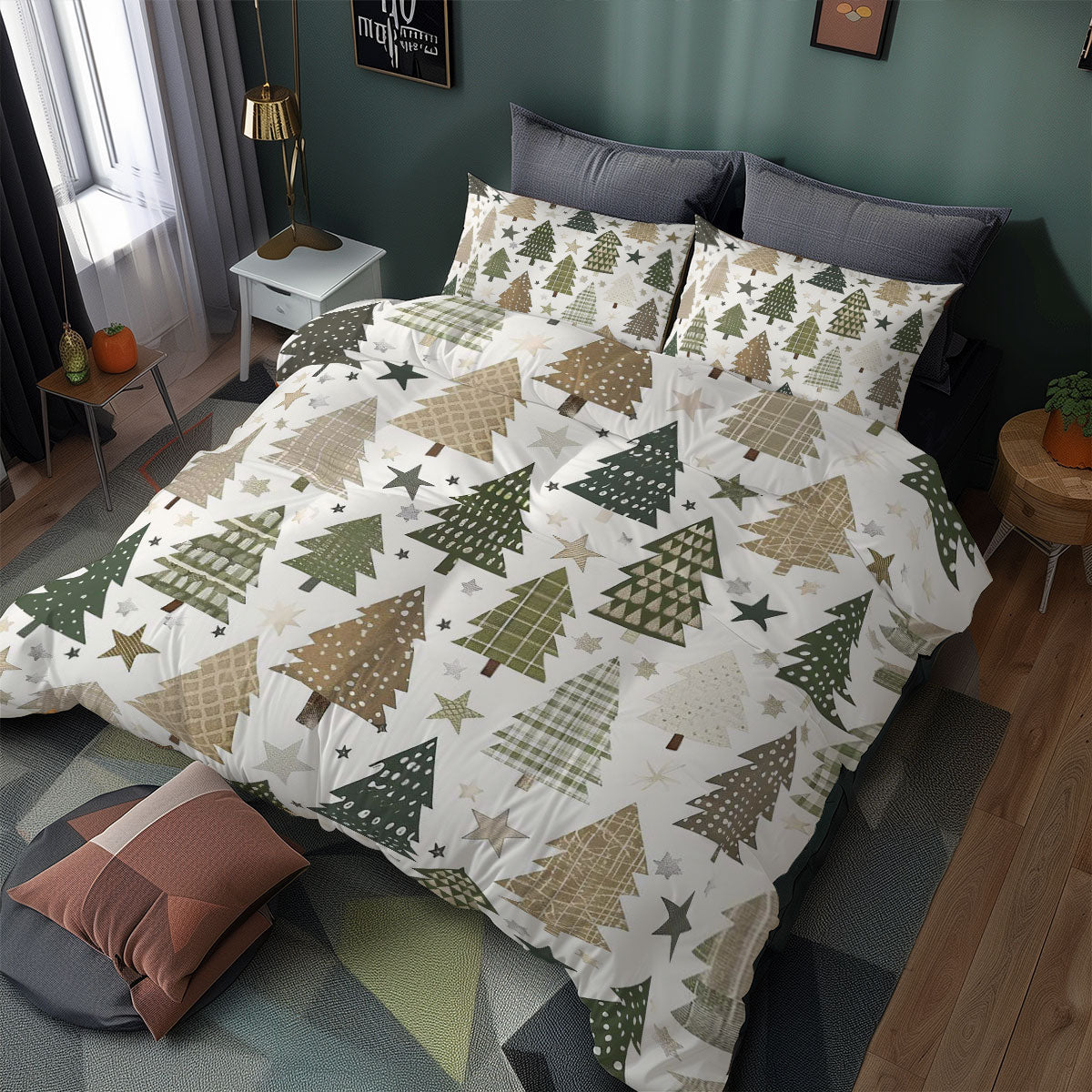 Christmas Tree WJ2007042CL Duvet Cover Set