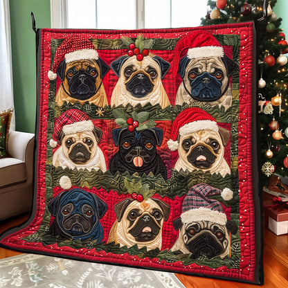 Cozy Canine Christmas XR1308013CL Quilt
