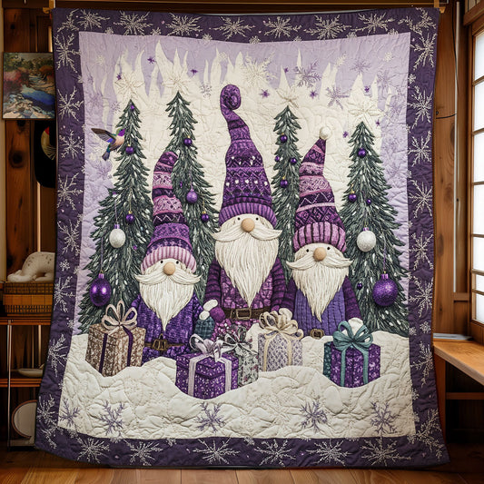 Purple Gnome WU1812052CL Quilt