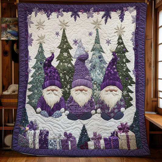 Purple Gnome WU1812053CL Quilt